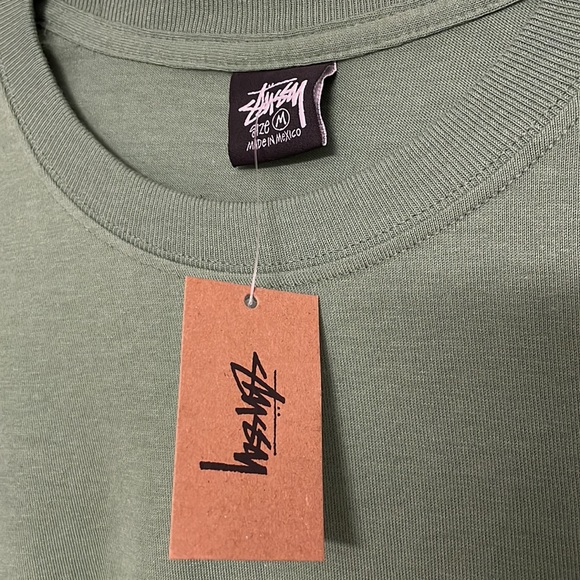 NWT Limited Edition Stussy Wizard Tee In Green & Yellow (Men’s Size Medium) - Picture 9 of 10